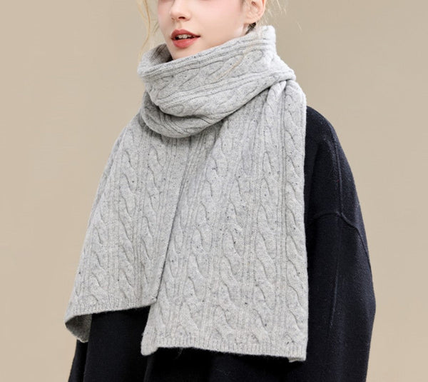 Soft Cashmere Scarf for Women, Elegant Wool Scarves, Christmas Gifts for Her, Holiday Scarf, Winter Wool Scarf, Warm Winter Scarf, Cold Weather Scarf, Fashion Scarf-Paintingforhome