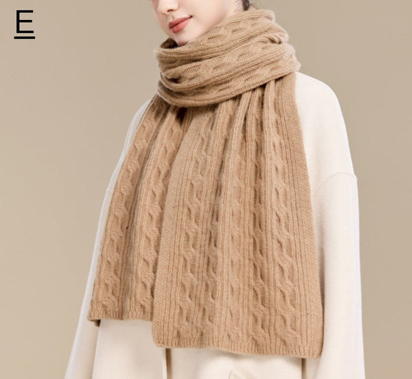 Christmas Gifts for Her, Holiday Scarf, Winter Wool Scarf, Warm Winter Scarf, Cold Weather Scarf, Fashion Scarf, Soft Cashmere Scarf for Women, Elegant Wool Scarves-Paintingforhome