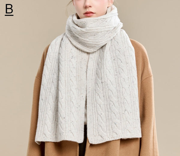 Christmas Gifts for Her, Holiday Scarf, Winter Wool Scarf, Warm Winter Scarf, Cold Weather Scarf, Fashion Scarf, Soft Cashmere Scarf for Women, Elegant Wool Scarves-Paintingforhome
