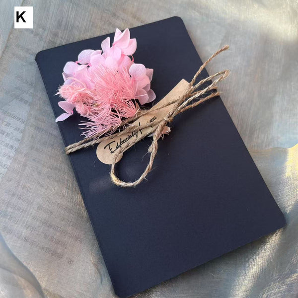 Birthday Greeting Card, Unique Anniversary Greeting Card, Creative Beautiful Valentine's Day Greeting Card, Wedding Greeting Card, Original Handmade Dried Flower Greeting Cards-Paintingforhome