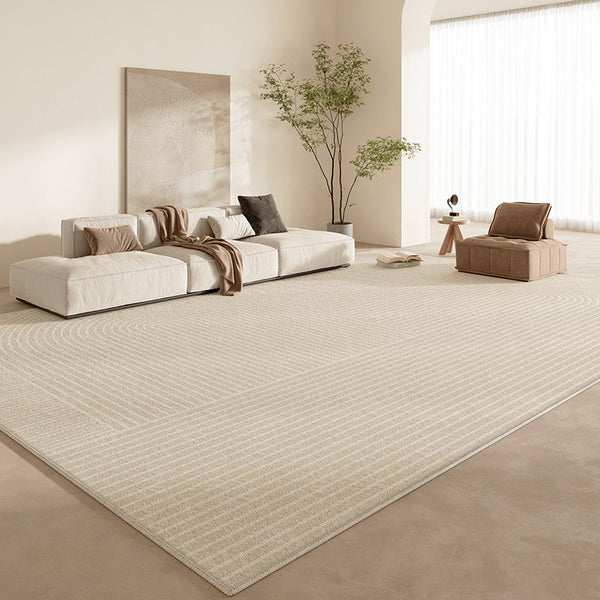 Oversized Modern Rug for Living Room, Soft Bedroom Floor Rugs, Extra Large Modern Rugs for Living Room, Geometric Contemporary Rugs for Dining Room-Paintingforhome