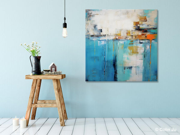 Abstract Painting on Canvas, Original Abstract Wall Art for Sale, Contemporary Acrylic Paintings, Extra Large Canvas Painting for Bedroom-Paintingforhome