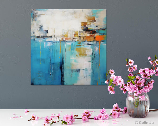 Abstract Painting on Canvas, Original Abstract Wall Art for Sale, Contemporary Acrylic Paintings, Extra Large Canvas Painting for Bedroom-Paintingforhome