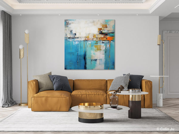 Abstract Painting on Canvas, Original Abstract Wall Art for Sale, Contemporary Acrylic Paintings, Extra Large Canvas Painting for Bedroom-Paintingforhome