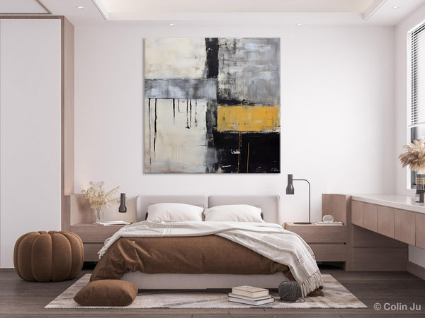 Extra Large Original Artwork, Large Paintings for Bedroom, Abstract Landscape Painting on Canvas, Oversized Contemporary Wall Art Paintings-Paintingforhome