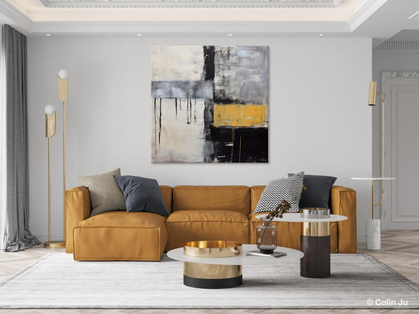 Extra Large Original Artwork, Large Paintings for Bedroom, Abstract Landscape Painting on Canvas, Oversized Contemporary Wall Art Paintings-Paintingforhome