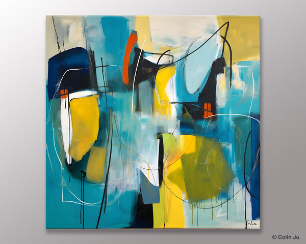 Acrylic Painting for Living Room, Contemporary Abstract Artwork, Extra Large Wall Art Paintings, Original Modern Artwork on Canvas-Paintingforhome