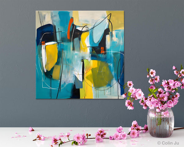 Acrylic Painting for Living Room, Contemporary Abstract Artwork, Extra Large Wall Art Paintings, Original Modern Artwork on Canvas-Paintingforhome