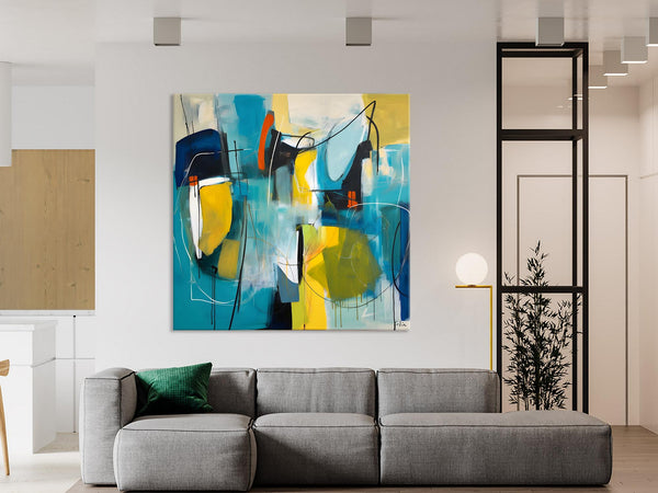 Acrylic Painting for Living Room, Contemporary Abstract Artwork, Extra Large Wall Art Paintings, Original Modern Artwork on Canvas-Paintingforhome