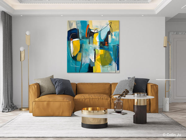 Acrylic Painting for Living Room, Contemporary Abstract Artwork, Extra Large Wall Art Paintings, Original Modern Artwork on Canvas-Paintingforhome
