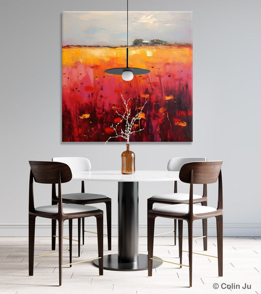 Contemporary Wall Art Paintings, Large Acrylic Paintings on Canvas, Abstract Landscape Paintings for Living Room, Landscape Canvas Art-Paintingforhome