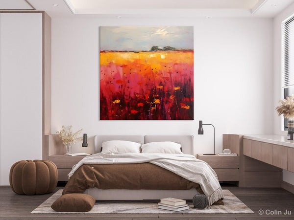 Contemporary Wall Art Paintings, Large Acrylic Paintings on Canvas, Abstract Landscape Paintings for Living Room, Landscape Canvas Art-Paintingforhome