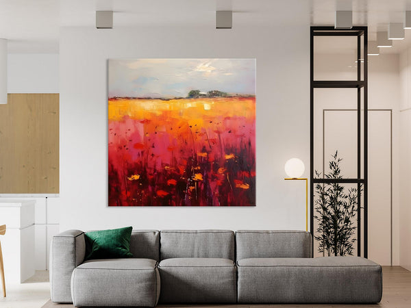 Contemporary Wall Art Paintings, Large Acrylic Paintings on Canvas, Abstract Landscape Paintings for Living Room, Landscape Canvas Art-Paintingforhome