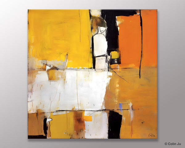 Oversized Modern Abstract Wall Paintings, Large Wall Art Painting for Bedroom, Original Canvas Art, Contemporary Acrylic Painting on Canvas-Paintingforhome