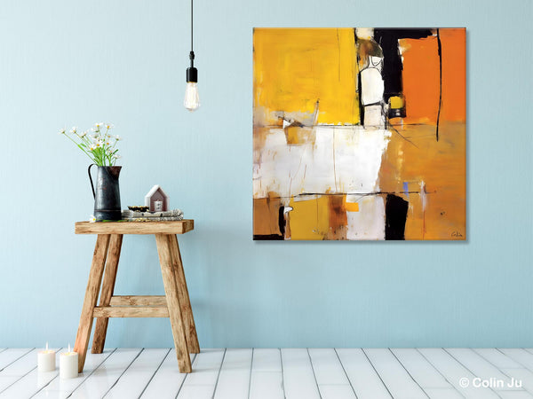 Oversized Modern Abstract Wall Paintings, Large Wall Art Painting for Bedroom, Original Canvas Art, Contemporary Acrylic Painting on Canvas-Paintingforhome
