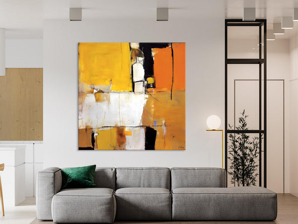Oversized Modern Abstract Wall Paintings, Large Wall Art Painting for Bedroom, Original Canvas Art, Contemporary Acrylic Painting on Canvas-Paintingforhome