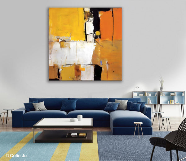 Oversized Modern Abstract Wall Paintings, Large Wall Art Painting for Bedroom, Original Canvas Art, Contemporary Acrylic Painting on Canvas-Paintingforhome