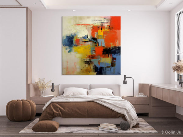 Abstract Wall Paintings, Contemporary Wall Art Paintings, Extra Large Paintings for Dining Room, Hand Painted Canvas Art, Original Artowrk-Paintingforhome