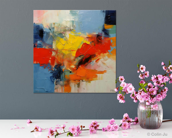 Abstract Canvas Art for Living Room, Extra Large Abstract Paintings for Dining Room, Original Modern Acrylic Art, Modern Canvas Paintings-Paintingforhome