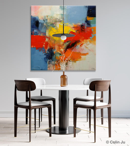 Abstract Canvas Art for Living Room, Extra Large Abstract Paintings for Dining Room, Original Modern Acrylic Art, Modern Canvas Paintings-Paintingforhome