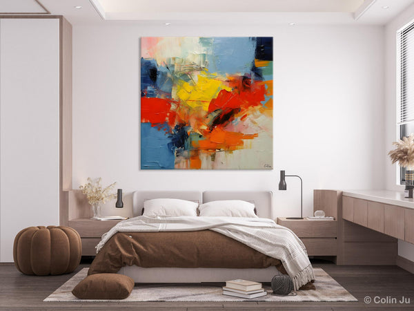 Abstract Canvas Art for Living Room, Extra Large Abstract Paintings for Dining Room, Original Modern Acrylic Art, Modern Canvas Paintings-Paintingforhome
