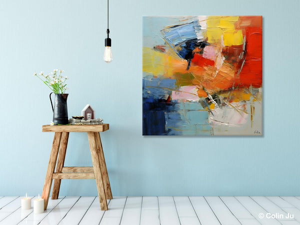Oversized Canvas Paintings, Huge Wall Art Ideas for Living Room, Contemporary Acrylic Art, Original Abstract Art, Hand Painted Canvas Art-Paintingforhome