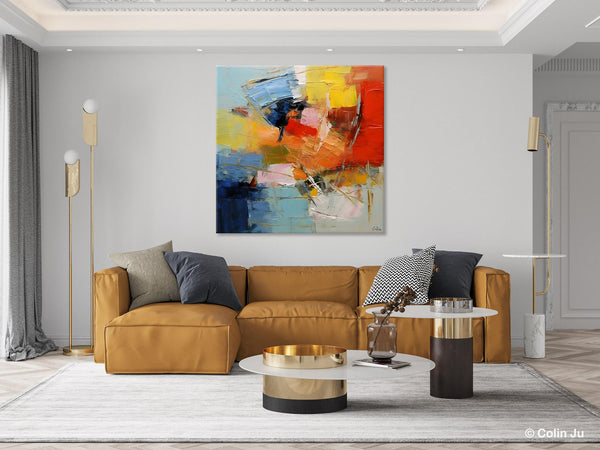 Oversized Canvas Paintings, Huge Wall Art Ideas for Living Room, Contemporary Acrylic Art, Original Abstract Art, Hand Painted Canvas Art-Paintingforhome