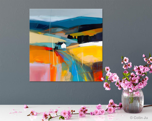 Contemporary Abstract Artwork, Acrylic Painting for Living Room, Oversized Wall Art Paintings, Original Modern Artwork on Canvas-Paintingforhome