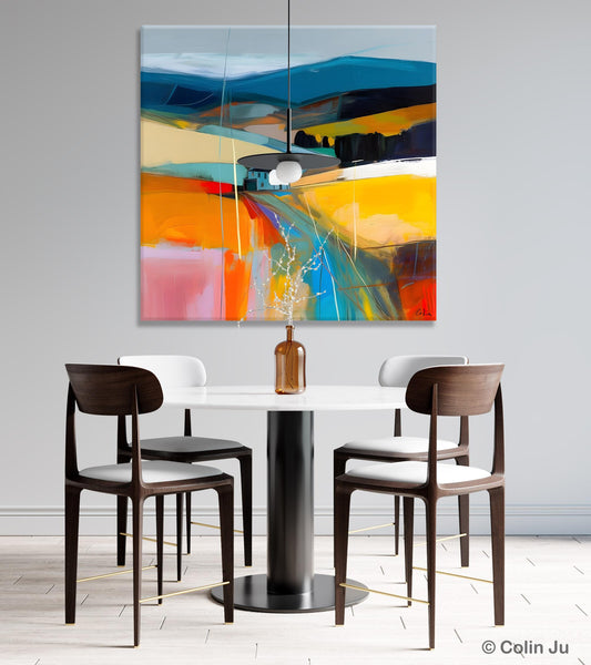 Contemporary Abstract Artwork, Acrylic Painting for Living Room, Oversized Wall Art Paintings, Original Modern Artwork on Canvas-Paintingforhome