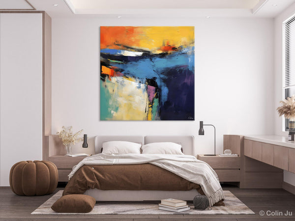 Large Wall Art Painting for Bedroom, Oversized Modern Abstract Wall Paintings, Original Canvas Art, Contemporary Acrylic Painting on Canvas-Paintingforhome
