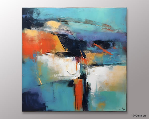 Modern Wall Art Paintings, Canvas Paintings for Bedroom, Buy Wall Art Online, Contemporary Acrylic Painting on Canvas, Large Original Art-Paintingforhome