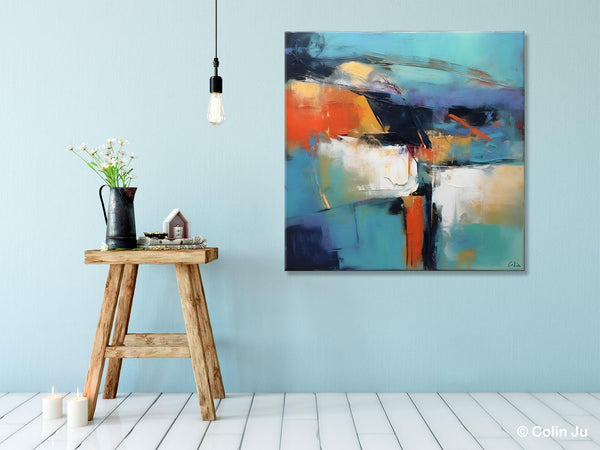 Modern Wall Art Paintings, Canvas Paintings for Bedroom, Buy Wall Art Online, Contemporary Acrylic Painting on Canvas, Large Original Art-Paintingforhome