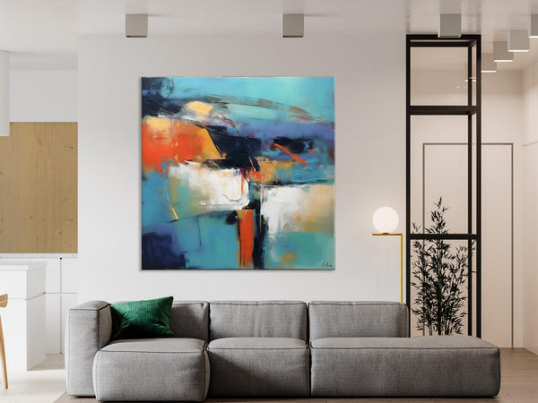 Modern Wall Art Paintings, Canvas Paintings for Bedroom, Buy Wall Art Online, Contemporary Acrylic Painting on Canvas, Large Original Art-Paintingforhome