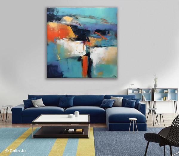 Modern Wall Art Paintings, Canvas Paintings for Bedroom, Buy Wall Art Online, Contemporary Acrylic Painting on Canvas, Large Original Art-Paintingforhome