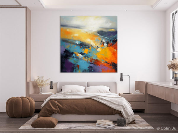 Acrylic Painting for Living Room, Heavy Texture Painting, Contemporary Abstract Artwork, Oversized Wall Art Paintings, Original Modern Paintings on Canvas-Paintingforhome