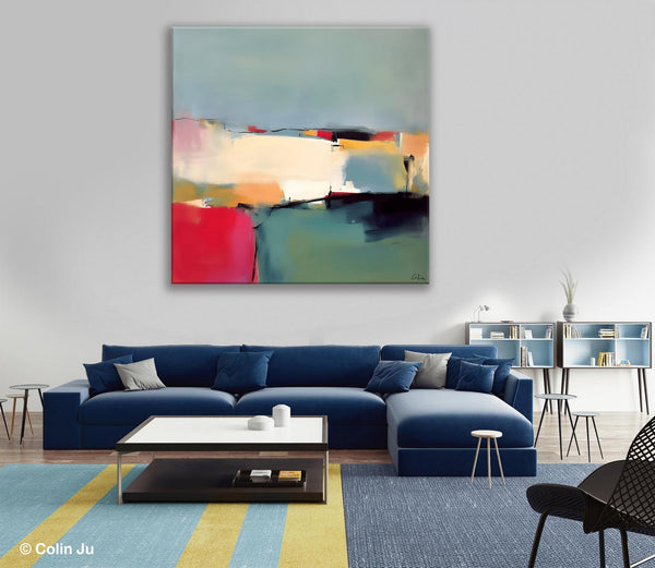 Contemporary Abstract Artwork, Acrylic Painting for Living Room, Oversized Wall Art Paintings, Original Modern Paintings on Canvas-Paintingforhome