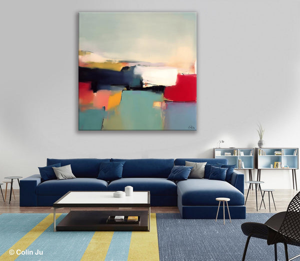 Simple Modern Wall Art, Extra Large Canvas Painting for Living Room, Oversized Contemporary Acrylic Paintings, Original Abstract Paintings-Paintingforhome