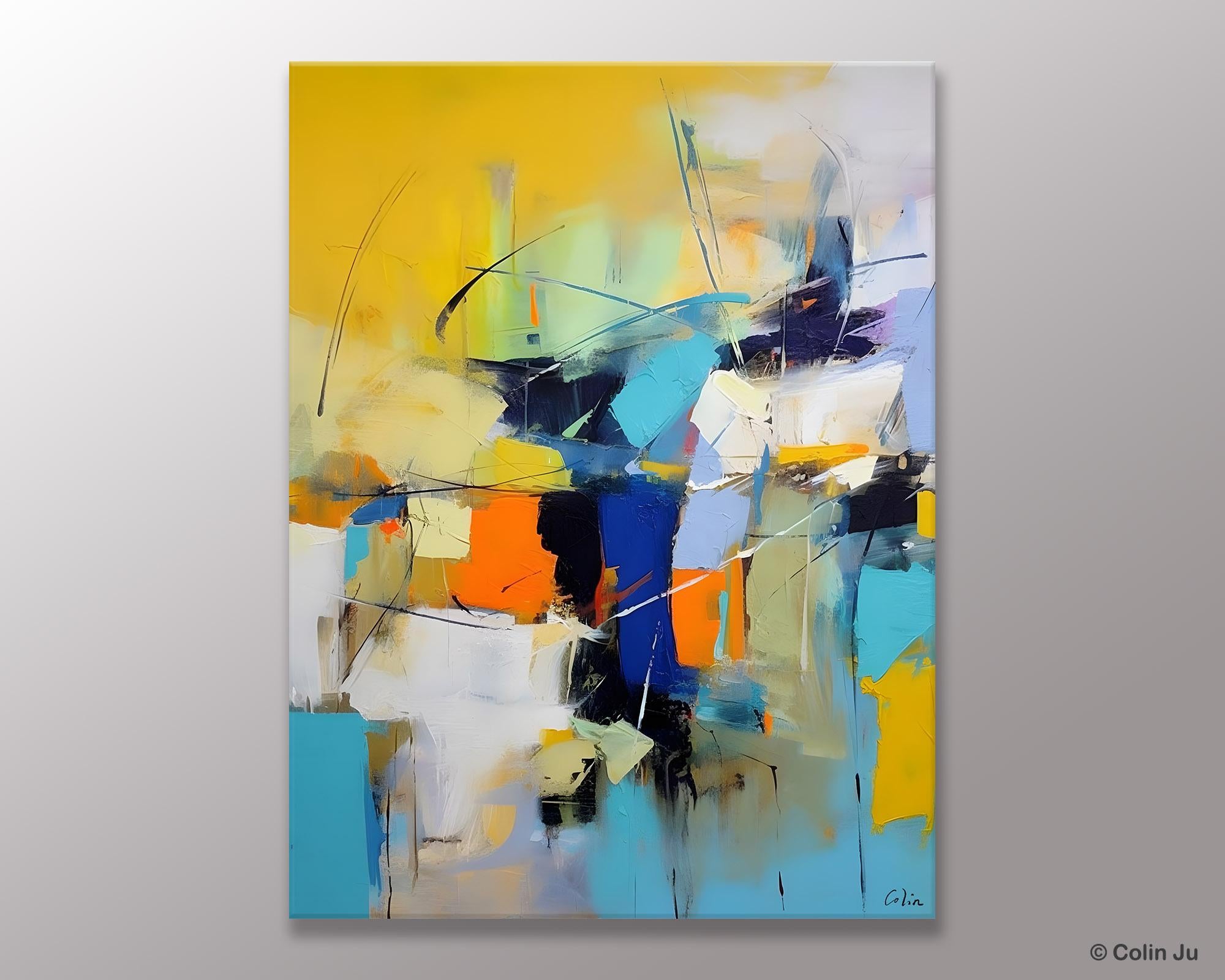 Contemporary Abstract Art, Bedroom Canvas Art Ideas, Large Painting for Sale, Buy Large Paintings Online, Original Modern Abstract Art-Paintingforhome