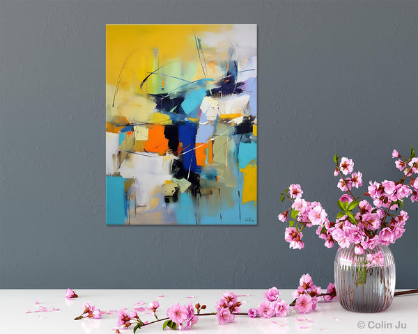 Contemporary Abstract Art, Bedroom Canvas Art Ideas, Large Painting for Sale, Buy Large Paintings Online, Original Modern Abstract Art-Paintingforhome