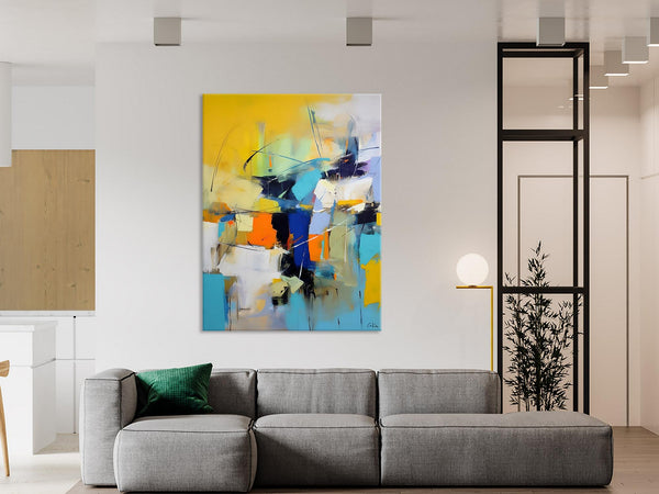 Contemporary Abstract Art, Bedroom Canvas Art Ideas, Large Painting for Sale, Buy Large Paintings Online, Original Modern Abstract Art-Paintingforhome