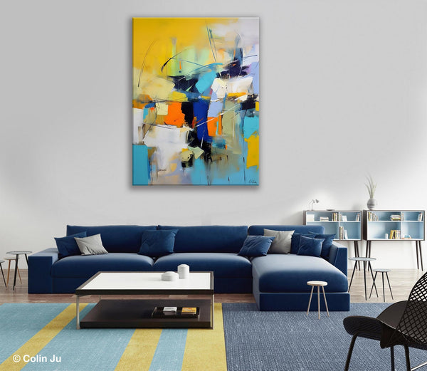 Contemporary Abstract Art, Bedroom Canvas Art Ideas, Large Painting for Sale, Buy Large Paintings Online, Original Modern Abstract Art-Paintingforhome