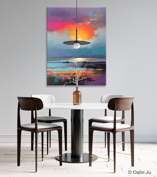 Original Hand Painted Oil Paintings, Canvas Paintings Behind Sofa, Contemporary Canvas Wall Art, Abstract Paintings for Bedroom, Buy Paintings Online-Paintingforhome