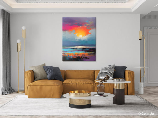 Original Hand Painted Oil Paintings, Canvas Paintings Behind Sofa, Contemporary Canvas Wall Art, Abstract Paintings for Bedroom, Buy Paintings Online-Paintingforhome