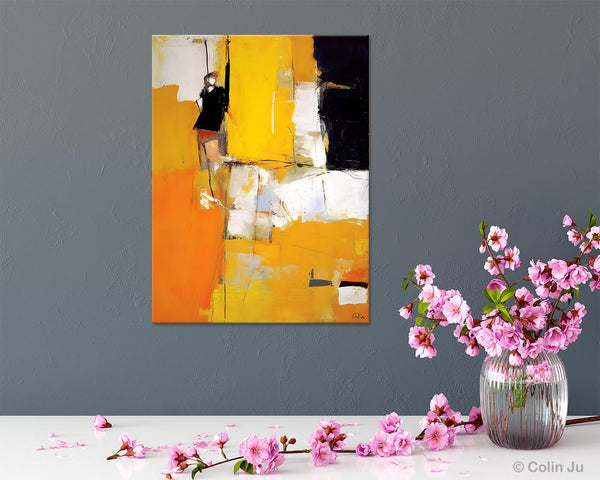 Oversized Canvas Wall Art Paintings, Contemporary Acrylic Painting on Canvas, Original Modern Artwork, Large Abstract Painting for Bedroom-Paintingforhome