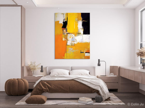 Oversized Canvas Wall Art Paintings, Contemporary Acrylic Painting on Canvas, Original Modern Artwork, Large Abstract Painting for Bedroom-Paintingforhome