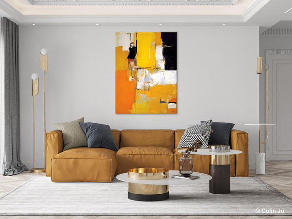 Oversized Canvas Wall Art Paintings, Contemporary Acrylic Painting on Canvas, Original Modern Artwork, Large Abstract Painting for Bedroom-Paintingforhome