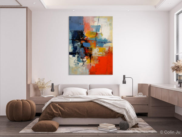 Simple Painting Ideas for Living Room, Acrylic Painting on Canvas, Original Hand Painted Art, Buy Paintings Online, Oversized Canvas Paintings-Paintingforhome