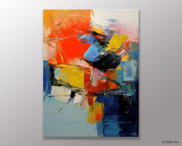 Large Canvas Art Ideas, Large Painting for Living Room, Original Contemporary Acrylic Art Painting, Buy Large Paintings Online, Simple Modern Art-Paintingforhome