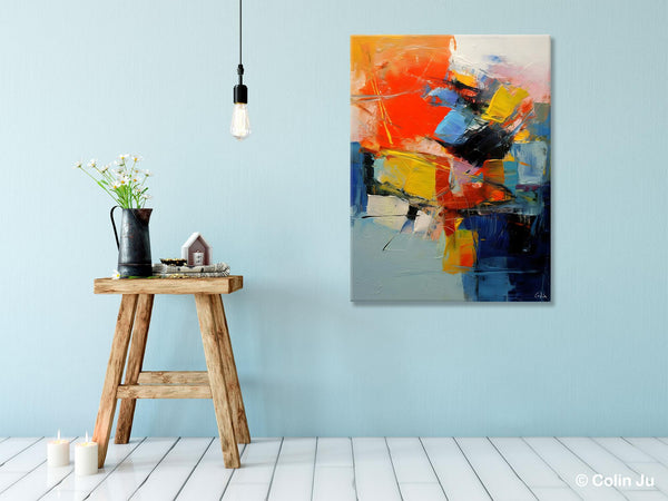 Large Canvas Art Ideas, Large Painting for Living Room, Original Contemporary Acrylic Art Painting, Buy Large Paintings Online, Simple Modern Art-Paintingforhome