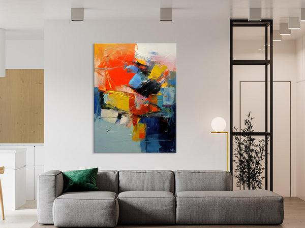 Large Canvas Art Ideas, Large Painting for Living Room, Original Contemporary Acrylic Art Painting, Buy Large Paintings Online, Simple Modern Art-Paintingforhome